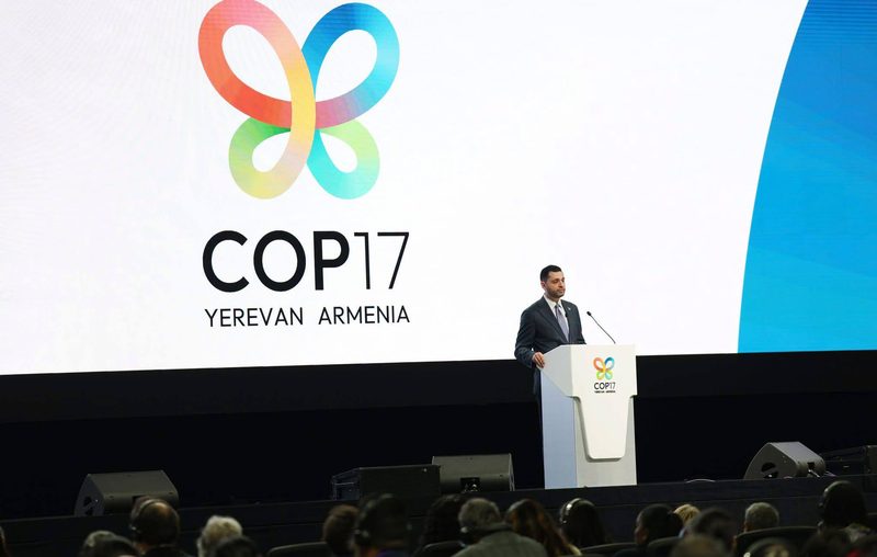 Քաղաքականություն․ Լուսանկարը՝ COP17 Armenia, կտրված